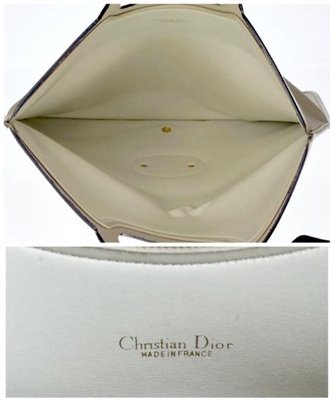 dior clutch bag white|christian Dior foldable clutch.